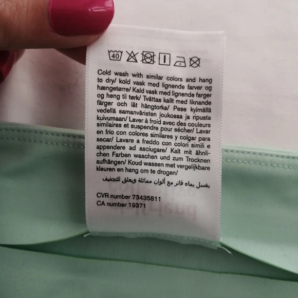 Girlfriend Collective Compressive High Rise  Leggings 28" in Mint Green Small - Picture 12 of 16